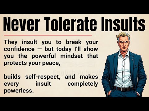 When People Insult You, Do This 🔥 || The Smart Response That Builds Self Respect || Learn English ✅