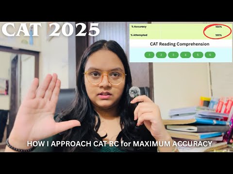 How I Approach a CAT RC for Maximum Accuracy💯 | Explained with an actual CAT RC- in Hindi & English📝