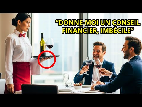 LE MILLIARDAIRE A DEMANDÉ UN CONSEIL FINANCIER À LA SERVEUSE POUR RIRE... MAIS SES PREMIERS MOTS