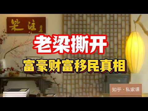 《老梁故事会》老梁撕開中國富豪財富移民真相：30萬千萬富翁70%已轉移資產，趙本山、王健林綠卡雙保險，李彥宏註冊開曼空殼#老梁故事匯 #財富移民真相 #富豪綠卡雙保險 #萬億資產外逃 #改革動力危機