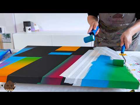 Farbenexplosion: Eleganz und Dynamik in Perfektion!