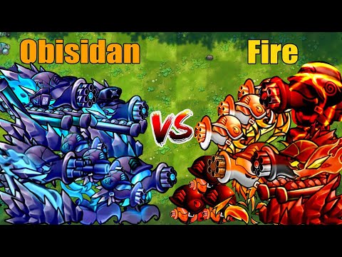 PVZ 1 Fusion 3.0 Challenge!! Team Obsidian VS Team Fire VS 300 Zombie Random - Who Will Win?