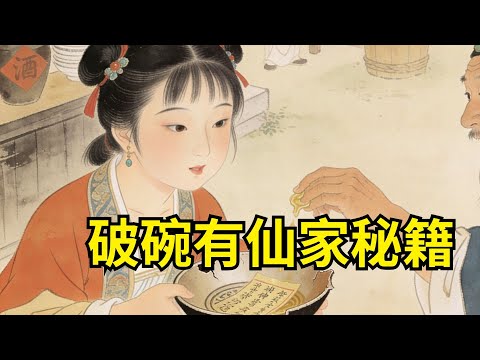 窮孤女用破碗討飯，酒樓老板扔她殘羹，哪料碗底現仙家秘籍，練成神功後掌管江湖！#民間故事 #故事頻道 #感人故事 #情感
