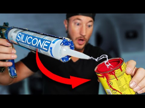 INSANE RESULTS Mixing Silicone and Paint Trick!