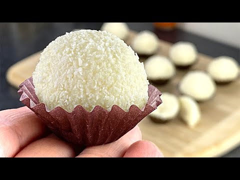 Solo 3 ingredientes, 5 minutos de trabajo, ¡sin azúcar! ¡Perfecto para dulces navideños! ¡Sin hornea