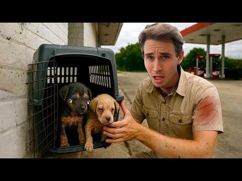 They Left These PUPPIES to STARVE Behind a Gas Station!