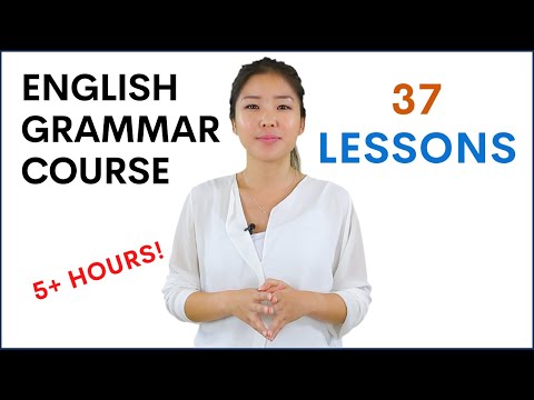 Basic English Grammar Course for Beginners | 37 Lessons | Learn with Esther