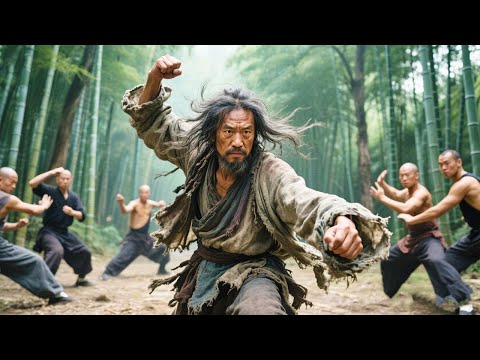 功夫電影 ！邋遢乞丐爆發隱性實力 ，秒殺各大功夫高手