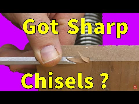How To Sharpen Chisels By Hand - Like a Pro !