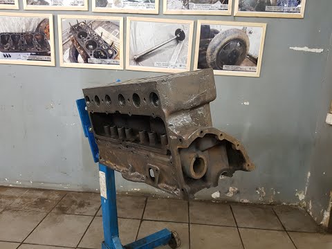 ПОЛУТОРКА: разбор двигателя пролежавшего 75 лет на дне Ладоги. Снятие поддона, поршневая.