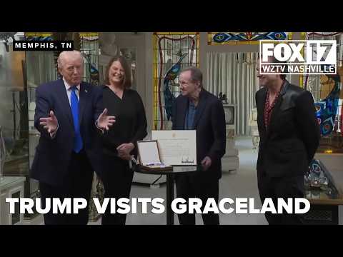 President Trump Visits Graceland, Tennessee
