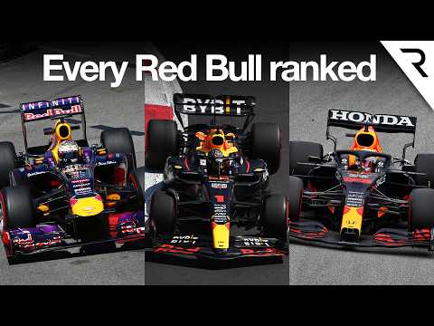 Ranking every Red Bull F1 car