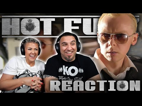 Hot Fuzz (2007) Movie REACTION!!