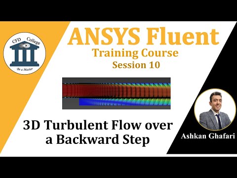 ANSYS Fluent Tutorial: 3D Turbulent Flow Over a Backward Step | 3D Structured Mesh in ICEM CFD