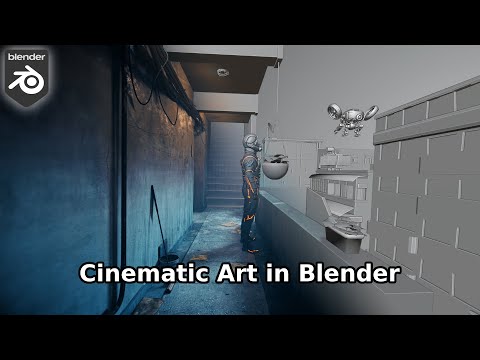 Create a Cinematic Cyberpunk 3D Scene in Blender – Step-by-Step Tutorial