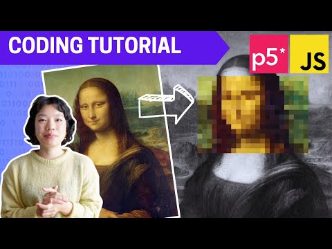 p5.js Coding Tutorial | Image Manipulation - Pixelated Techniques