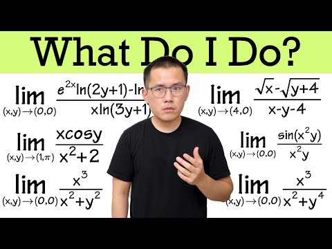 How to evaluate the limit of a multivariable function (introduction & 6 examples)