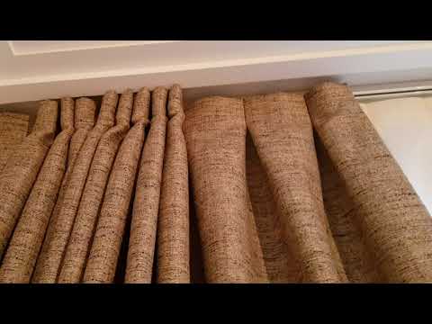 Портьеры и тюль, пошив штор на заказ, пошив по бесшовной технологии,  ручная складка