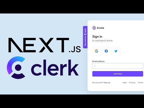 Nextjs y Clerk - Autenticacion en simples pasos