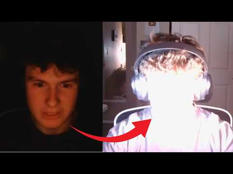 I coded my pc to shine lights into my eyes