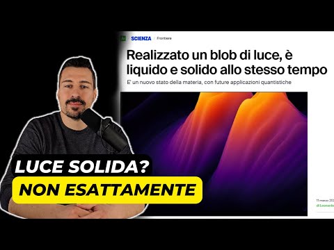 La luce è stata davvero resa solida?