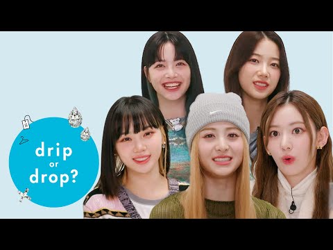 What LE SSERAFIM Thinks Of Their Most ICONIC Outfits  | Drip or Drop | Cosmopolitan