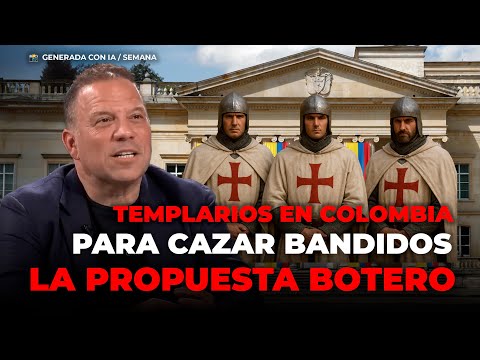 Templarios para cazar bandidos: propuesta de Santiago Botero si llega a la presidencia de Colombia