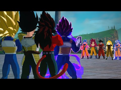 Vegeta Versions Vs Goku Versions - Dragon Ball Sparking! Zero