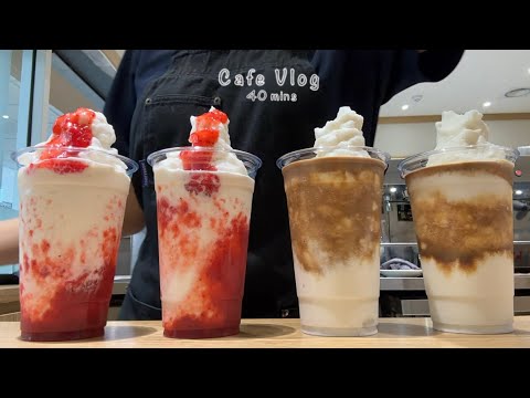 [4K] Cafe Vlog 40mins | 🍃🧘🏻‍♀️ A relaxing 40-minute cafe vlog 🛌💤