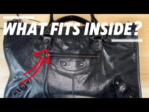 Balenciaga Work (City Large) - What's in my bag + Travel Essentials