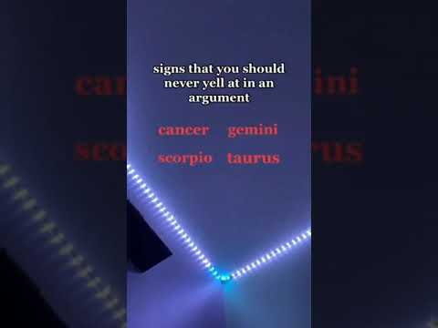 zodiac sign that you should never yell at in an argument