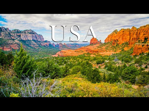 USA 4K |  Scenic Nature Relaxation Film with Calming Ambient Music