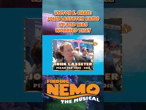 How John Lasseter Changed FINDING NEMO THE MUSICAL For The Worse #FindingNemo #Pixar #Disney