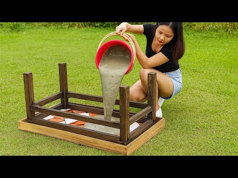 Amazing old table and tile recycling ideas / how to make unique garden chairs and tables