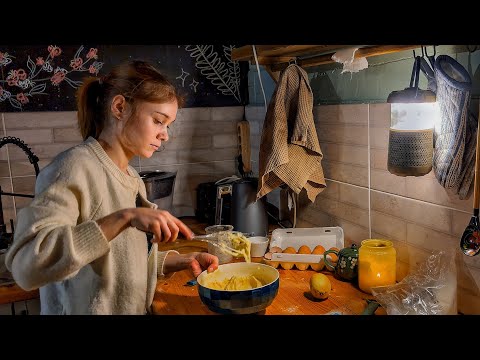 A snowstorm swept over a Russian village in a day