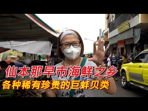 仙本那趴趴走,自由行之旅 #2 仙本那早市海鲜之乡,各种稀有珍贵的巨蚌贝类 ,是沿海人们经常食用的一种食材 Semporna Trip