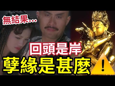 #佛禪 誤墜孽緣！回頭是岸！甚麼是正緣？甚麼是孽緣？一聽就明！明都無用？