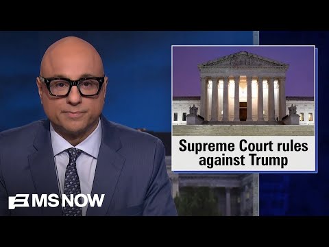 Velshi: 'There is hope yet for the republic' after Trump's Supreme Court loss 