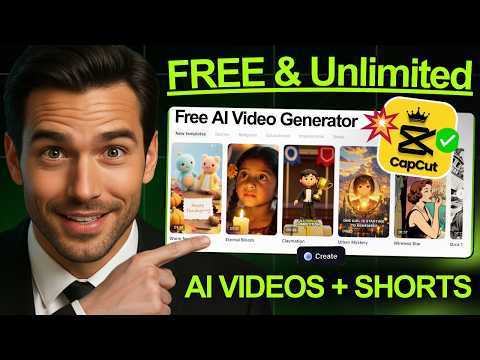 CapCut AI Is Now FREE & UNLIMITED (This Changes Everything!)