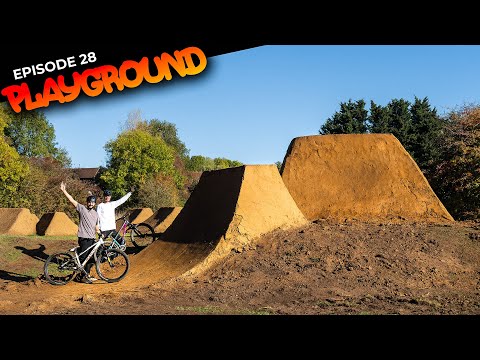 WE BUILT A BEAST! RIDING THE BIGGEST MTB DIRT JUMP YET!! PLAYGROUND EP28