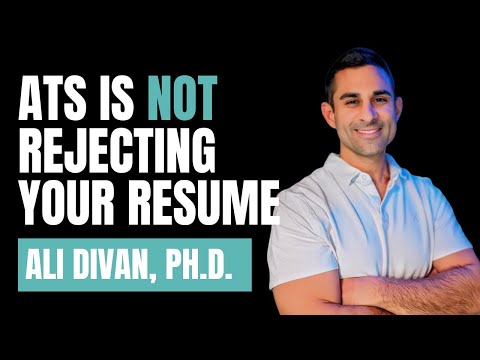 Landing a job in biotech after a Ph.D. - ATS is NOT filtering out your resume - Ali Divan, Ph.D.