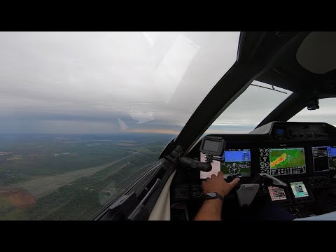 Holding for Thunderstorms in the Phenom 300E