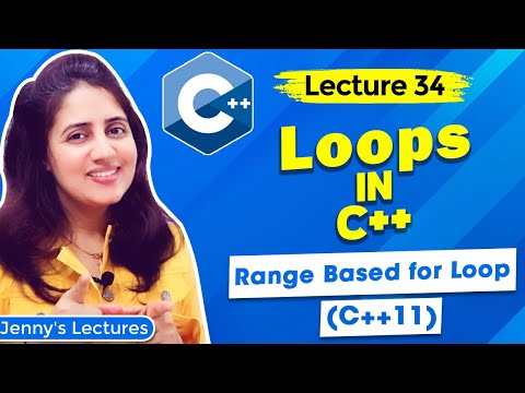 Range based for loop in C++ | C++ Tutorials for Beginners #lec34