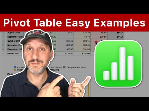 Learn How To Use Pivot Tables In Numbers By Example