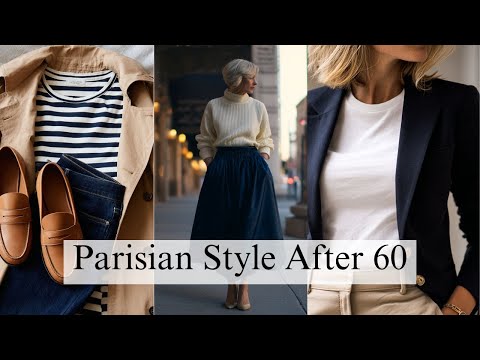 How to Dress Like a French Woman Over 60: Chic & Simple 🧥🍷