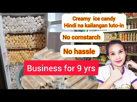 How to make creamy ice candy with complete coasting[business ideas with sari sari store]tweetiebird
