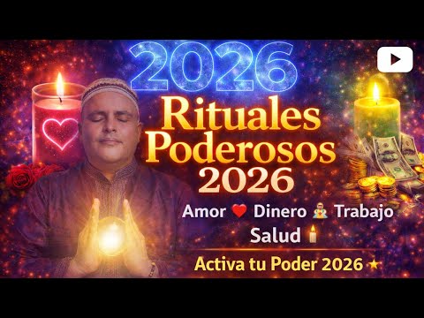  “Rituales Poderosos 2026: Amor, Dinero, Trabajo y Salud | Activa tu Energía y Abundancia” 