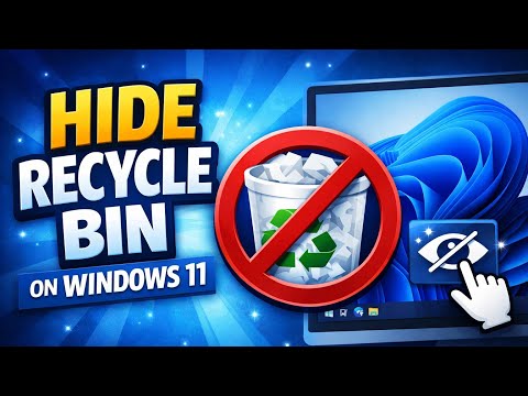How To Hide Recycle Bin from the Desktop on Windows 11