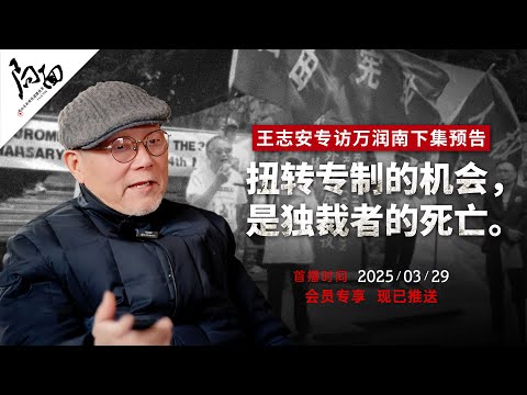 万润南（下）：扭转专制的机会，是独裁者的灭亡（CC字幕）｜局面专访20250328