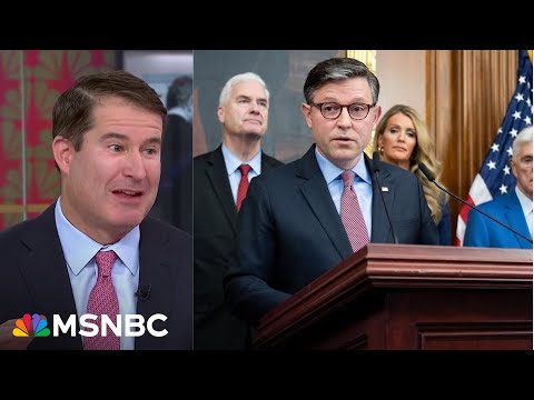 'On a paid vacation': Congressman slams Speaker Johnson as shutdown hits day 31